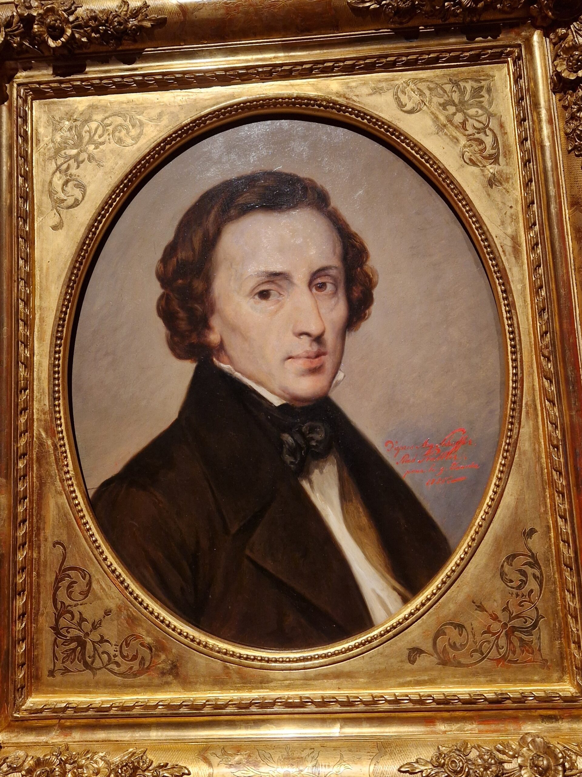 A pianist performing Chopin in a historic concert hall in Kraków, Poland